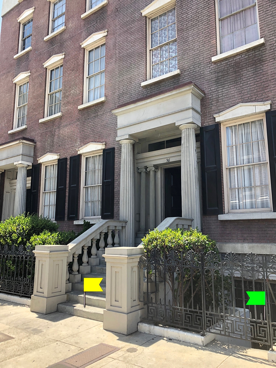 Apartment front steps(Milwaukee setting)Paramount Studios' BacklotHollywood