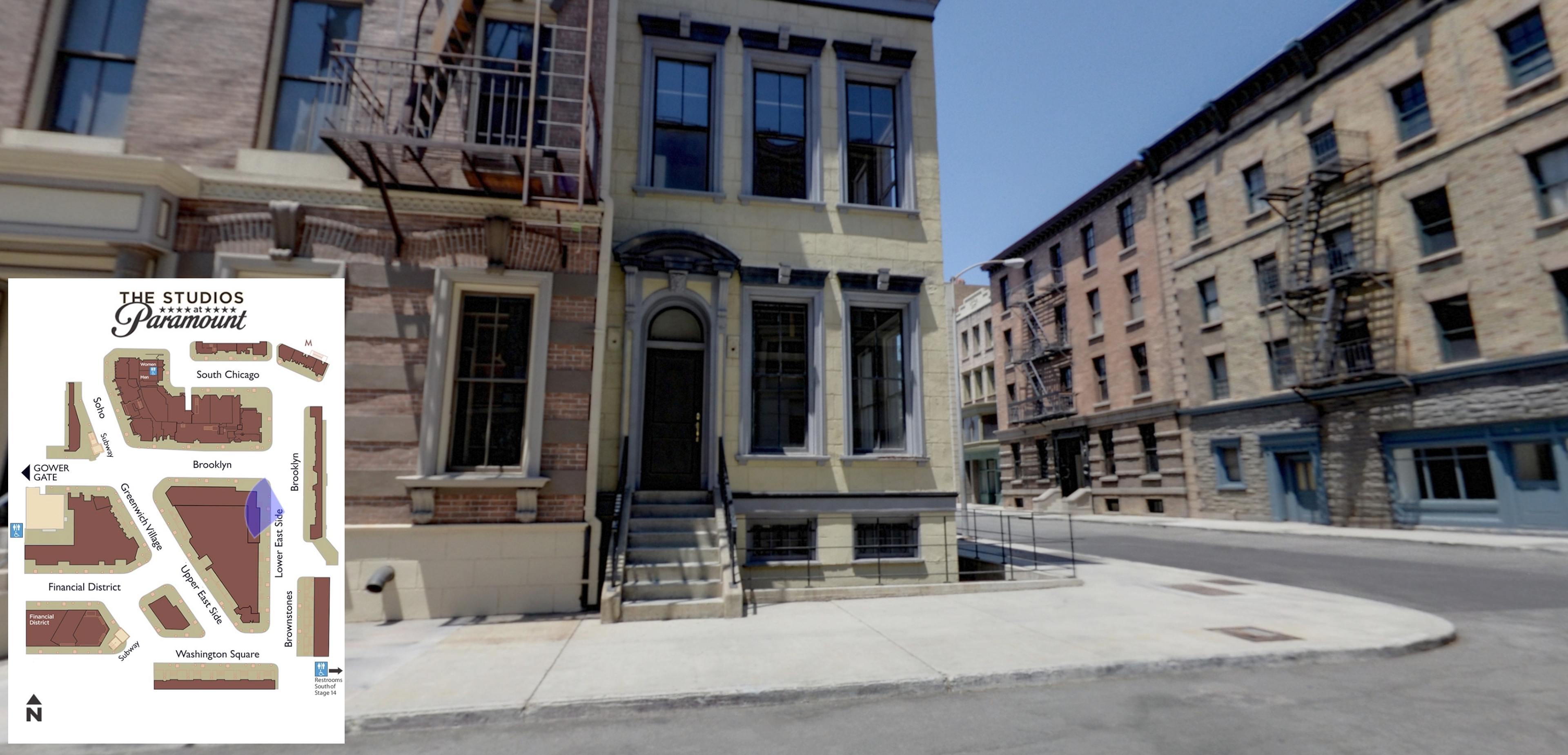 Laverne & Shirley's apartment window(Milwaukee setting)Paramount Studios' BacklotHollywood