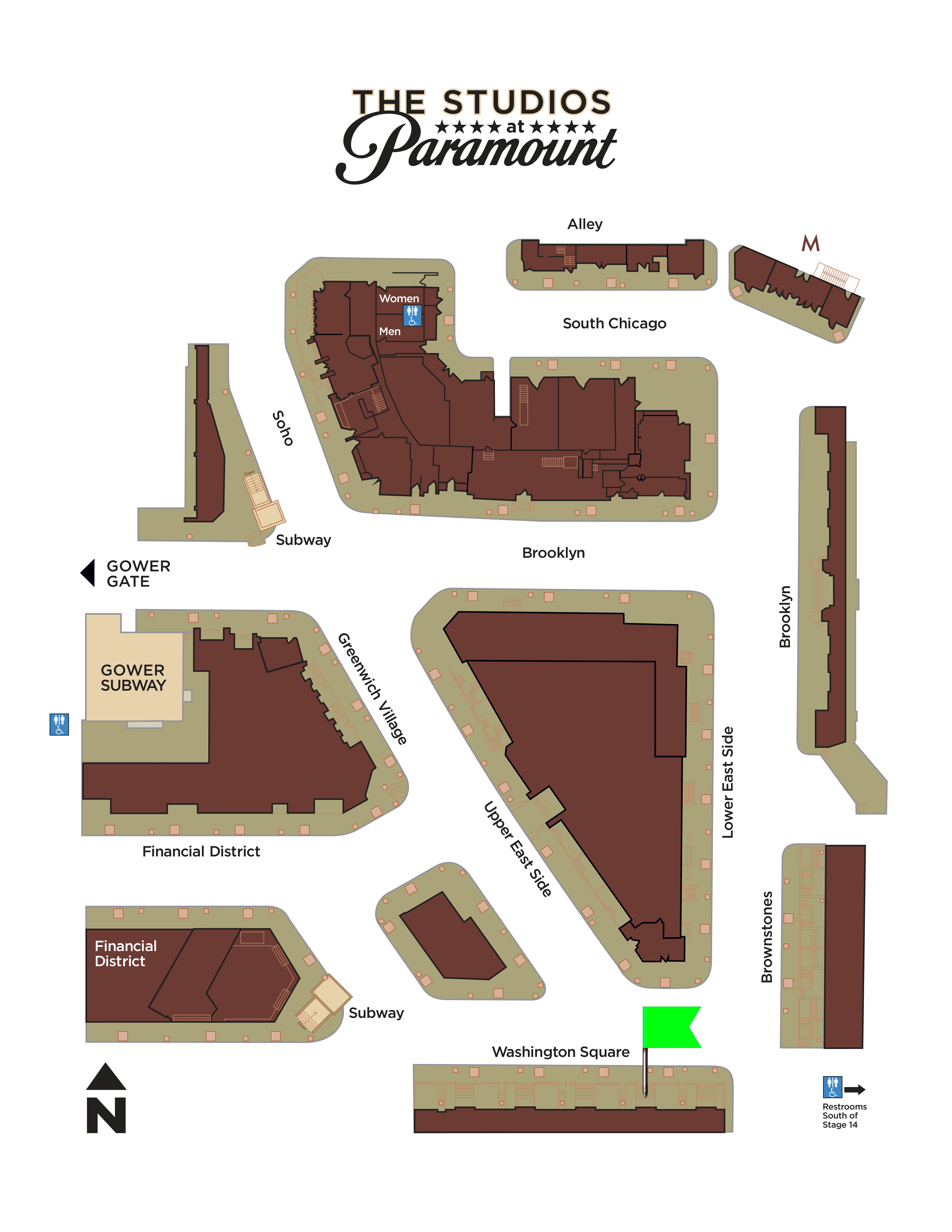 New York Street MapParamount StudiosHollywood