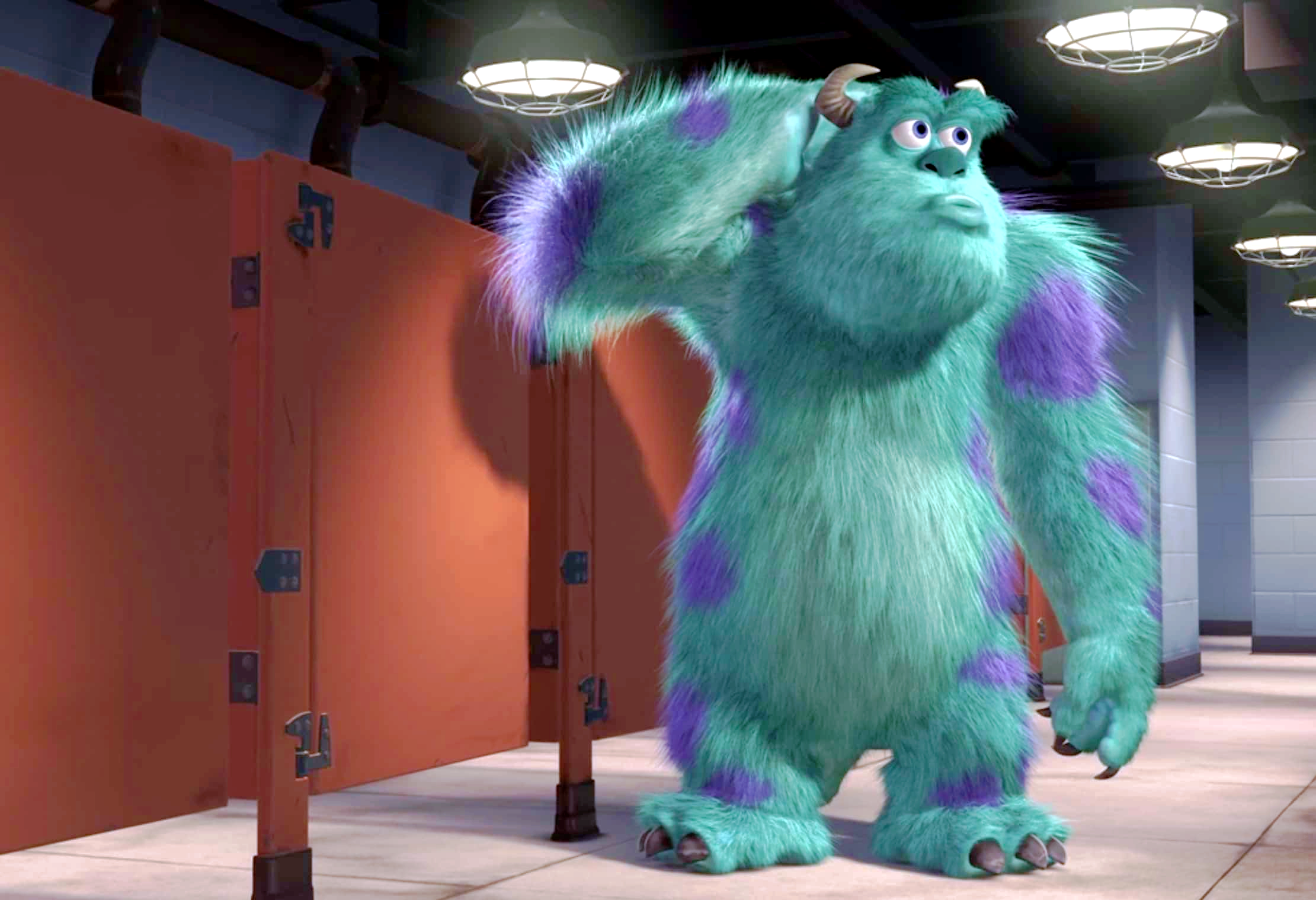 Animating Sulley took forever
