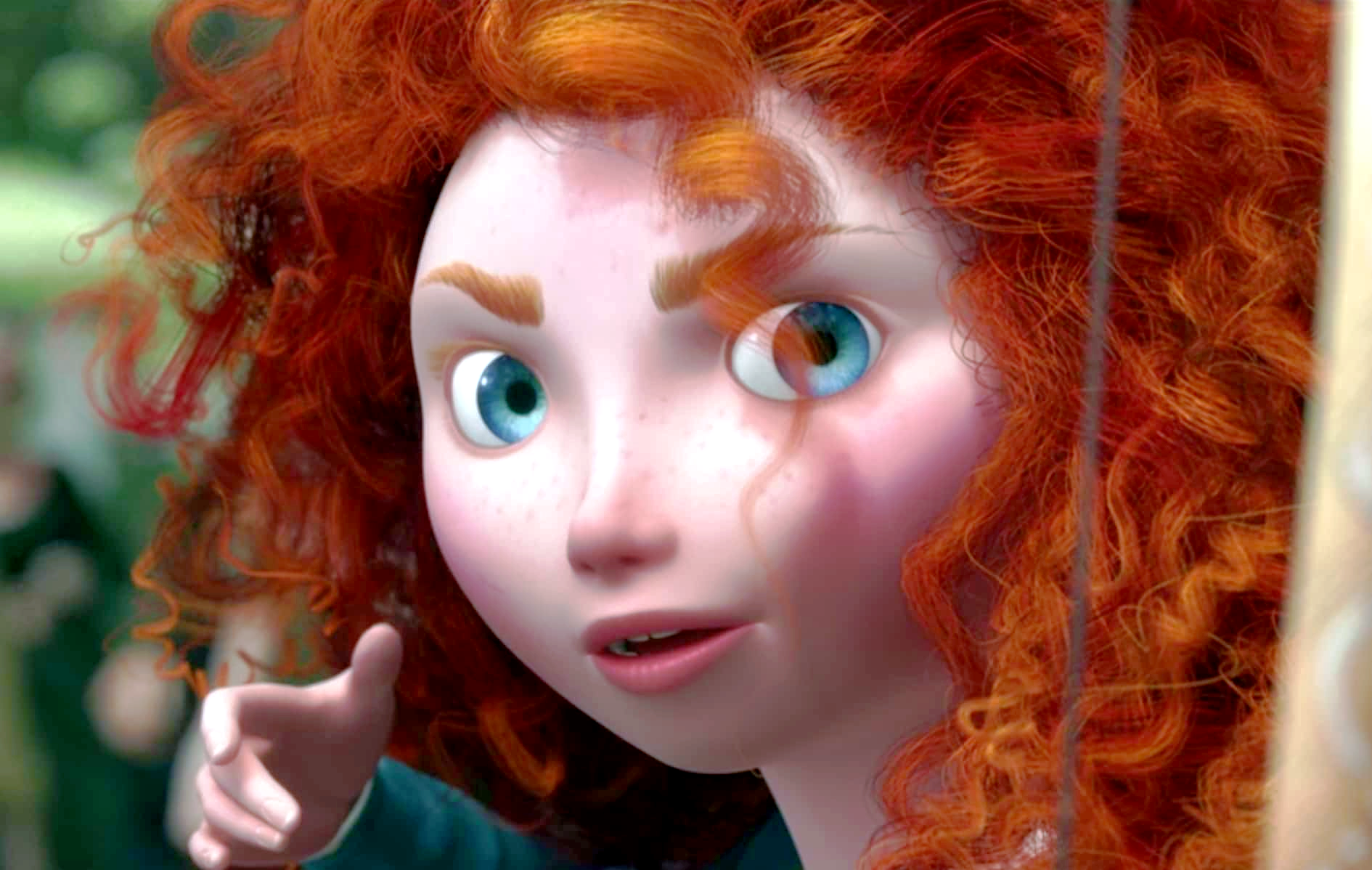 Merida's voice is unlike all the rest