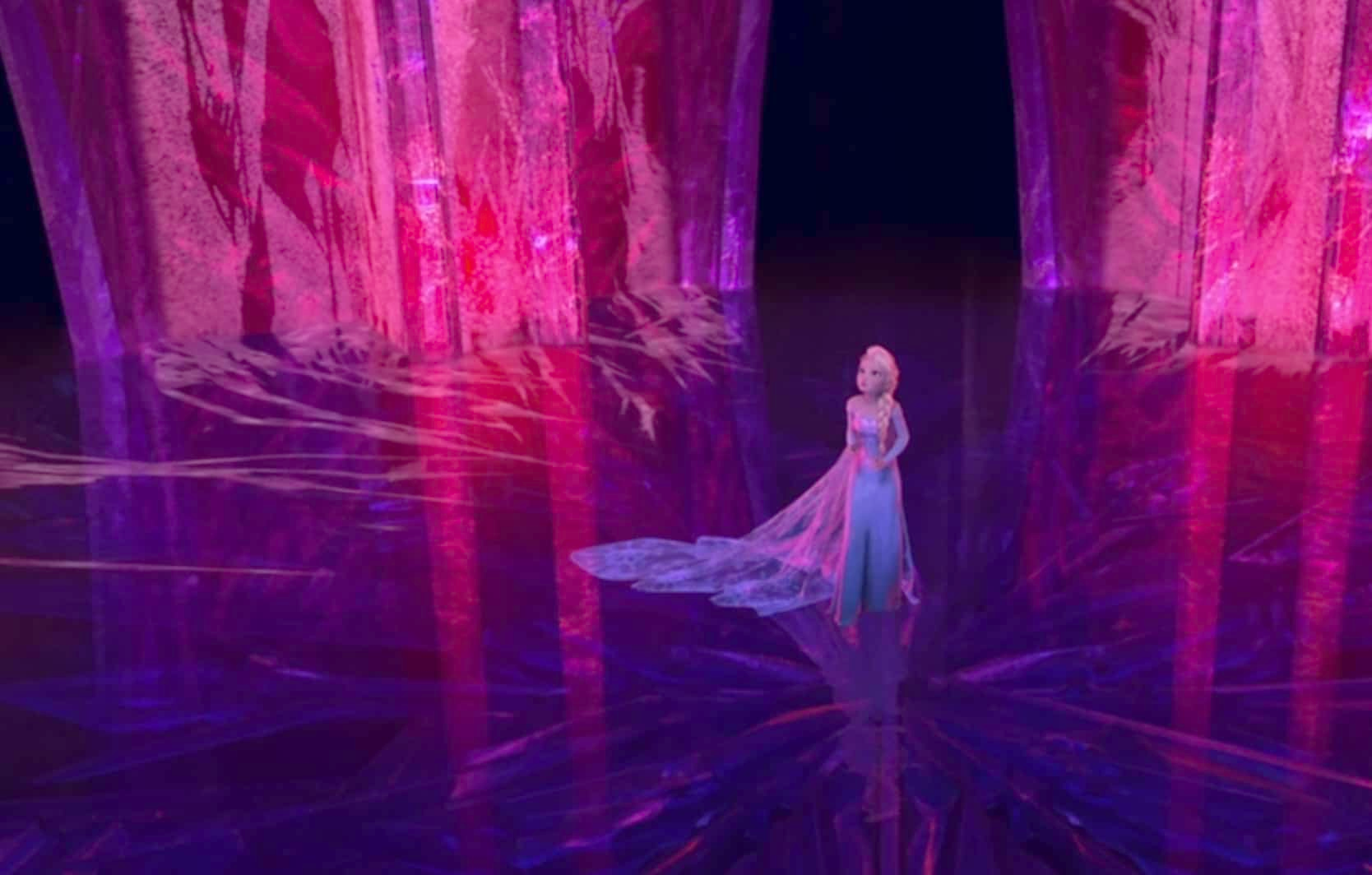 The Ice Palace reflects her feelings
