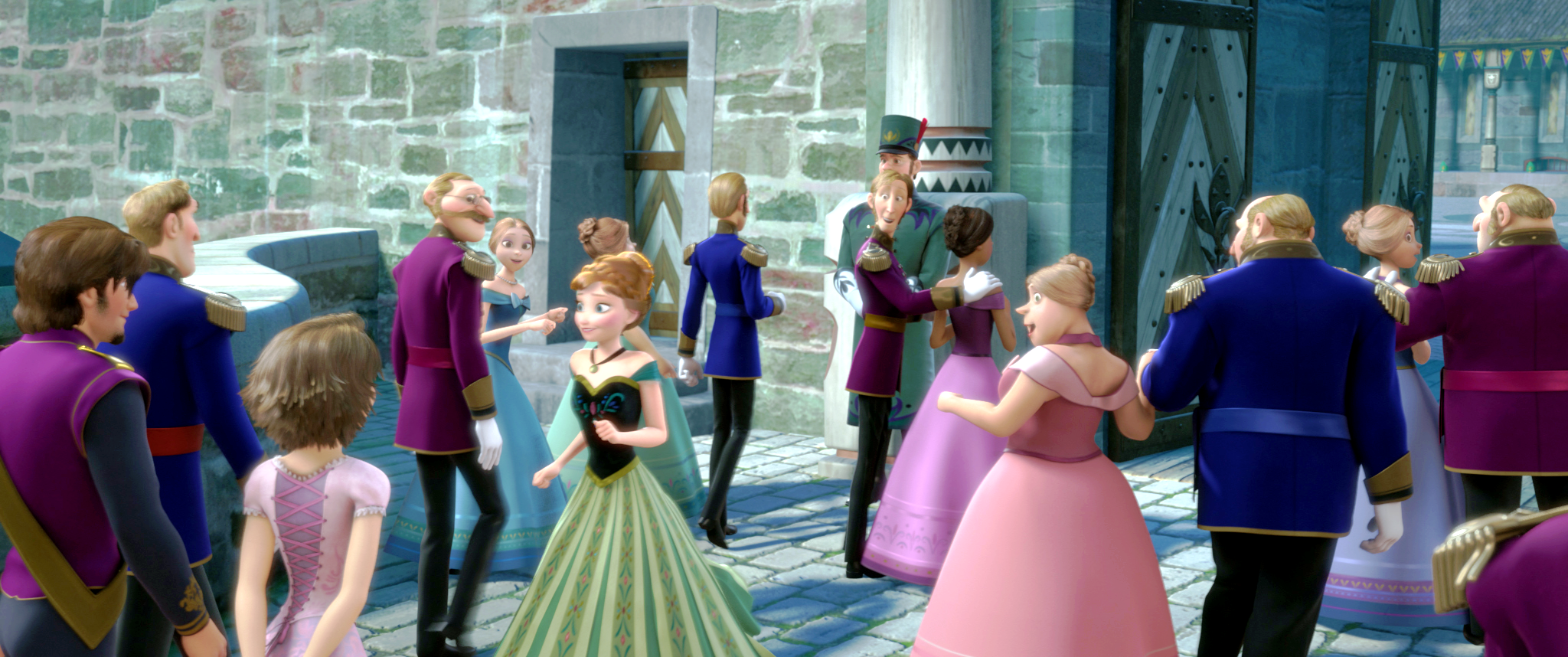 Rapunzel and Flynn Ryder are in Frozen
