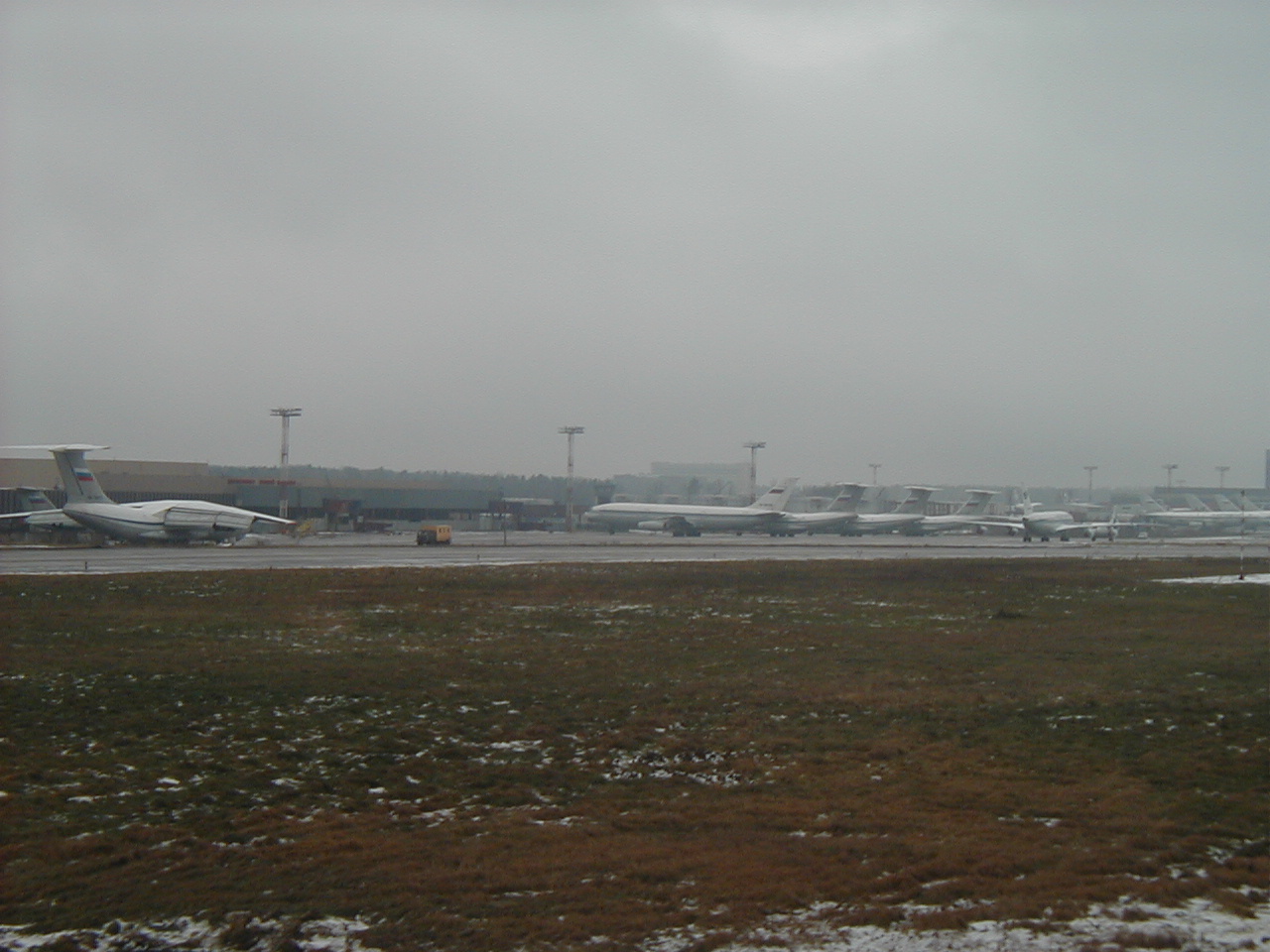 Aboard Aeroflot Boeing B767, about to takeoff from Moscow's Sheremetyevo Airport in Russia for JFK in New York