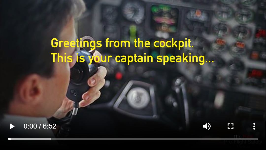 The honest Pre-flight Safety Demonstration video airlines are afraid to show you