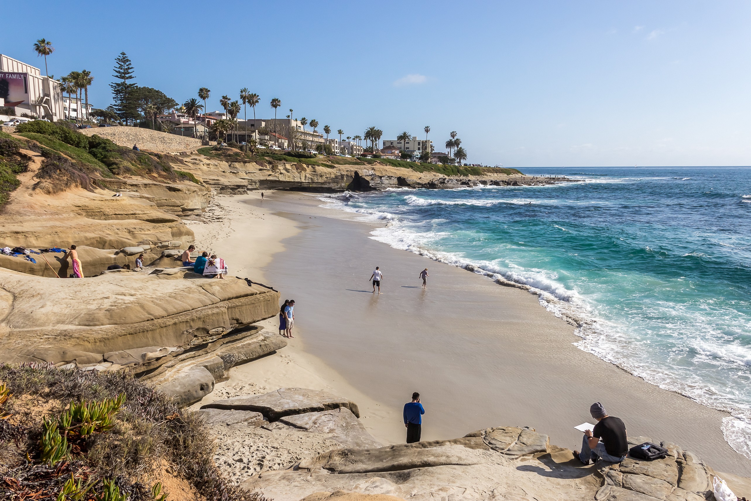 Wipeout Beach, La Jolla, San Diego, California, USA(2015)... photo by Randy Gibbons (Flickr) ... original photo by Randy Gibbons